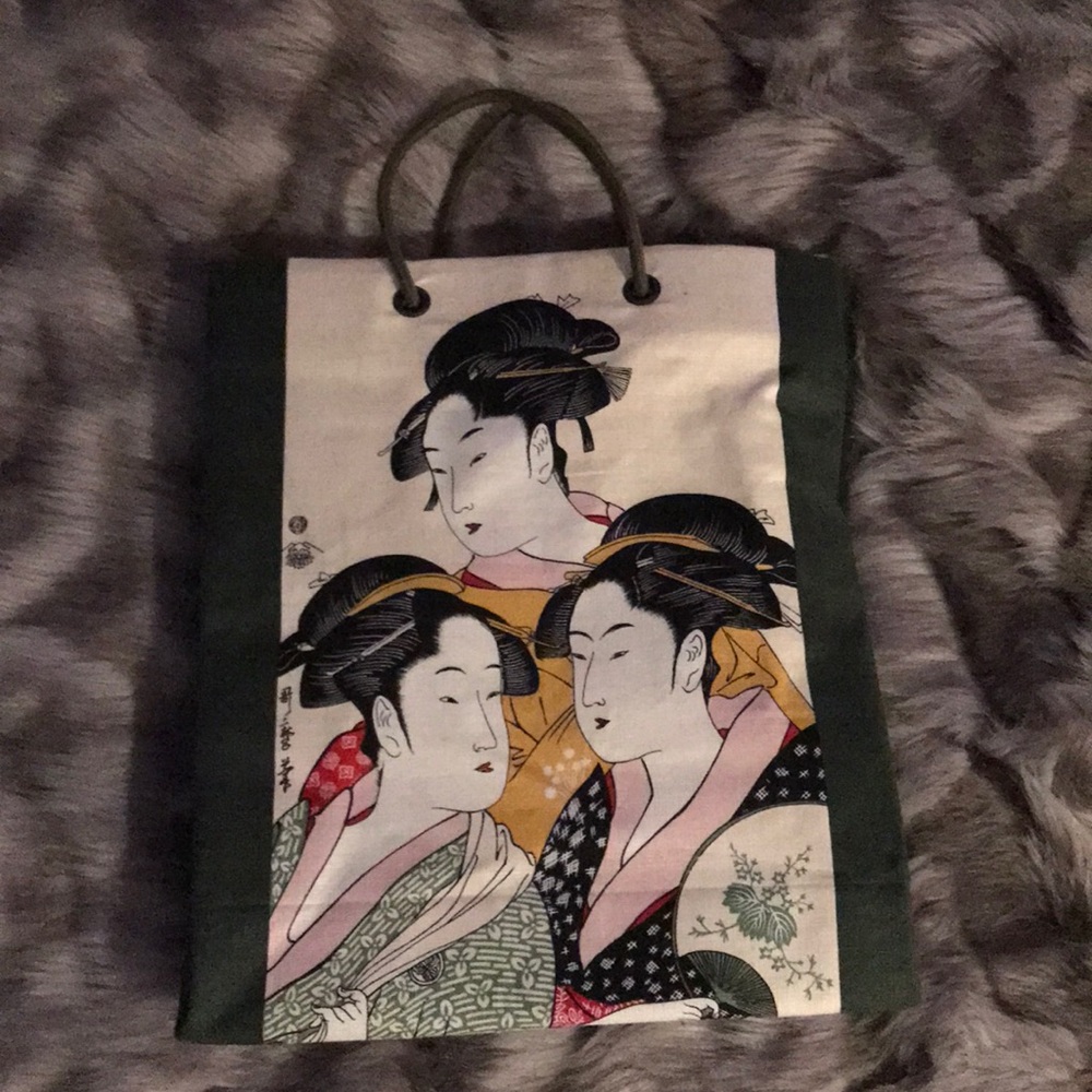 Japanese tote bag bought in Tokyo